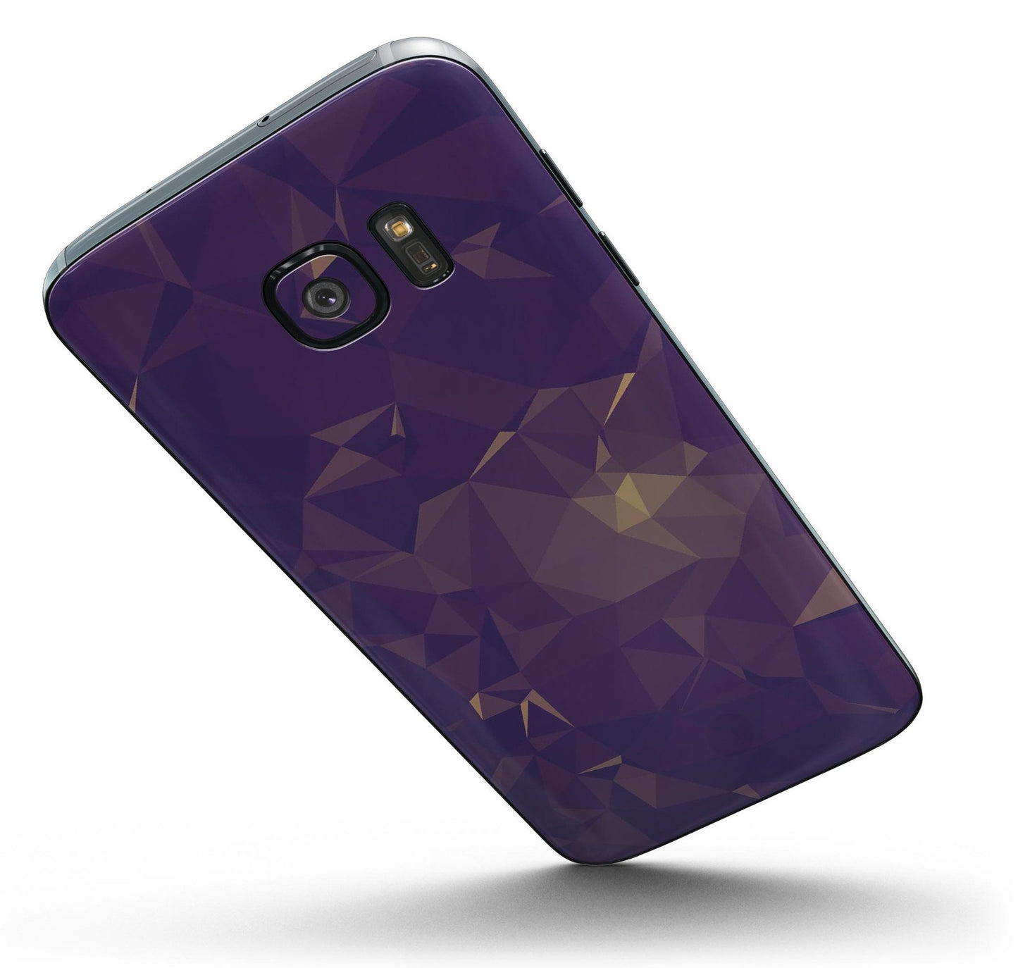 Abstract Purple and Gold Geometric Shapes - Full Body Skin-Kit